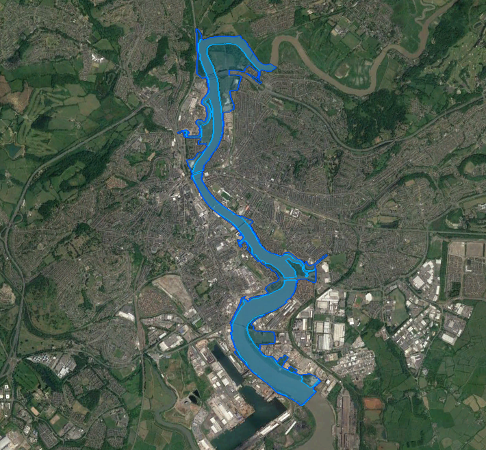 A thread about birding my local patch during 2020.I started living in the Old Arts College in Newport in Oct 2017 and the River Usk, right on my doorstep was the obvious place to adopt as my new patch. Here's a map of the area I regularly cover. 1/
