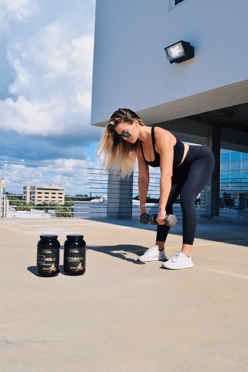 SteelSuppsUSA's tweet photo. Mid-day workouts hit differently when using STEEL! โ
Comment ๐๐๐and let us know what your favorite #Hyperade flavor ๐ https://t.co/d6lGuhe0BG
