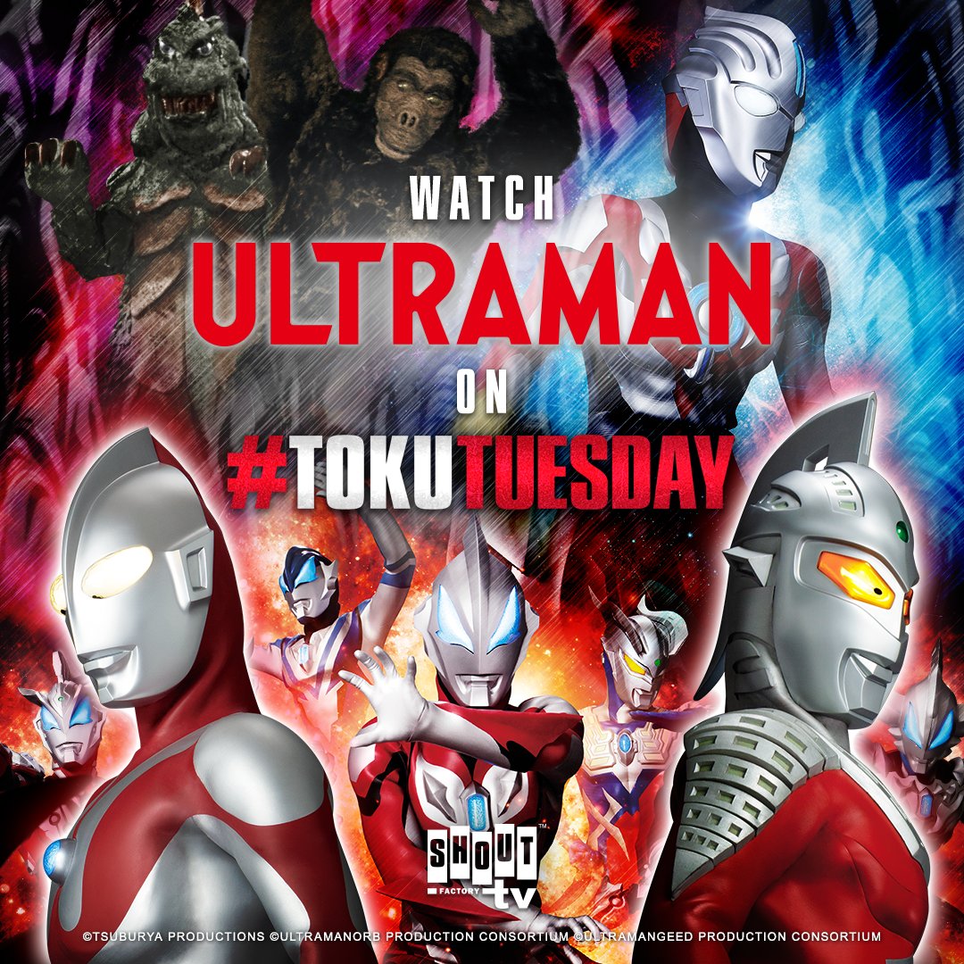 watchshouttv's tweet image. Episodes of Ultra Q, Ultraseven, and Return of Ultraman are streaming today until 8 PM PT in our #TokuTuesday line up.
