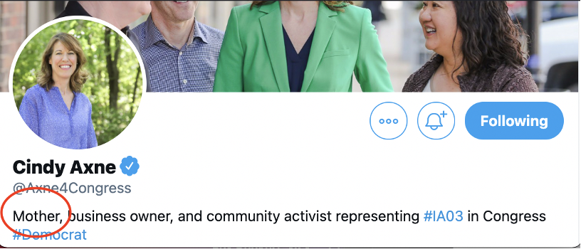 . @Axne4Congress  #IA03