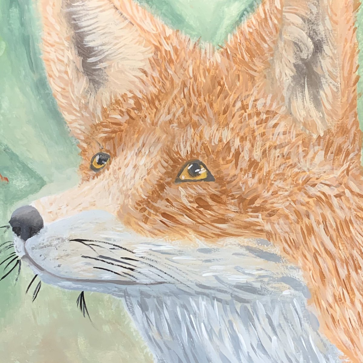 Some more animal portrait paintings from Visual Arts 1! #art #painting #animal #animalart #rhhs #buildthehill #bettertogether