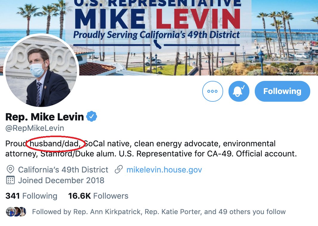 . @RepMikeLevin  #CA49