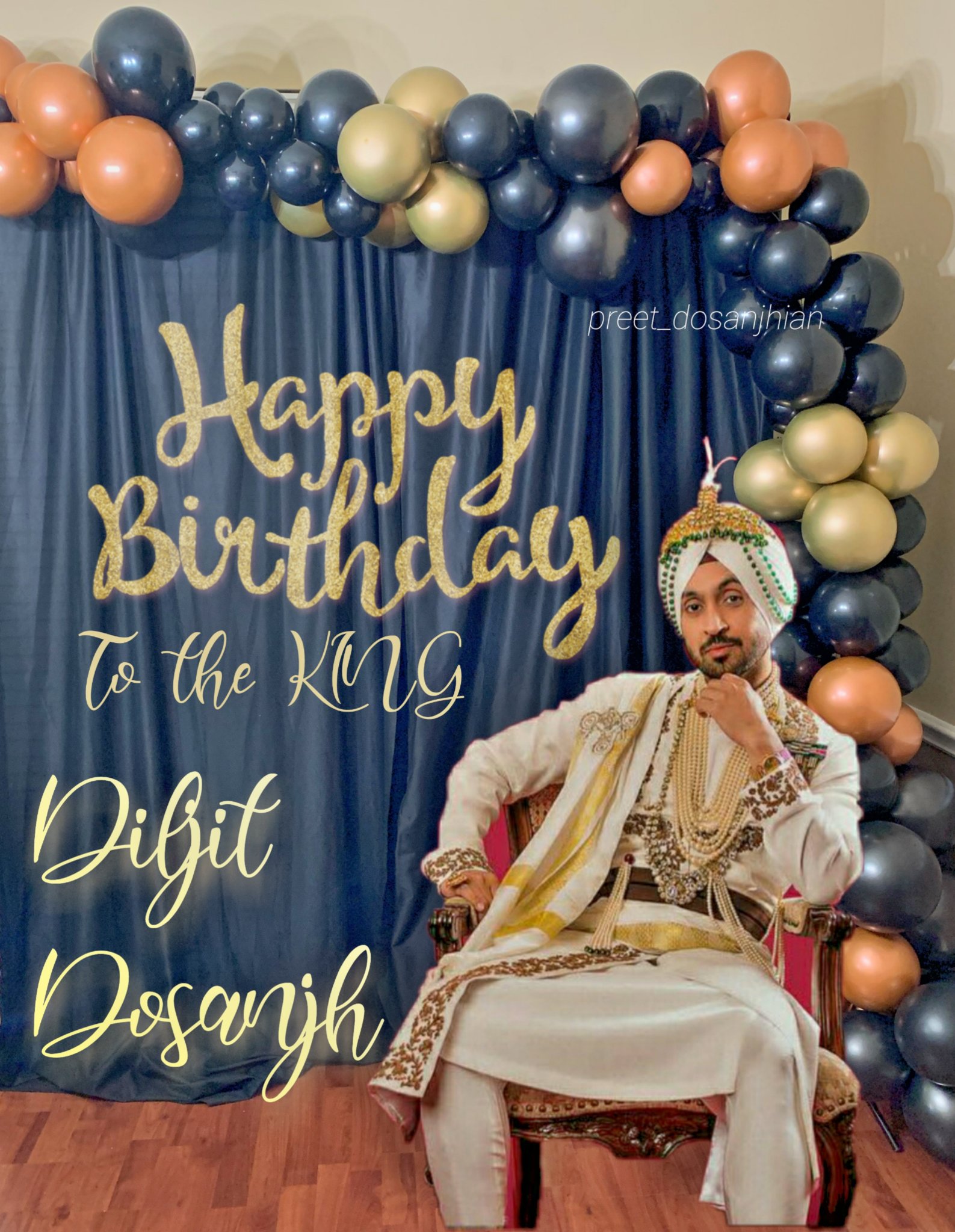 Happy Birthday To The King Diljit Dosanjh   