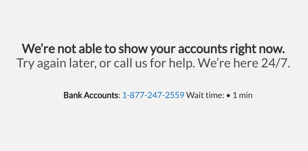 gbeck419's tweet photo. What's up with this contradiction @allybank? "We're here 24/7… but not right now. Try again later" https://t.co/0U7Z8pP5Ph