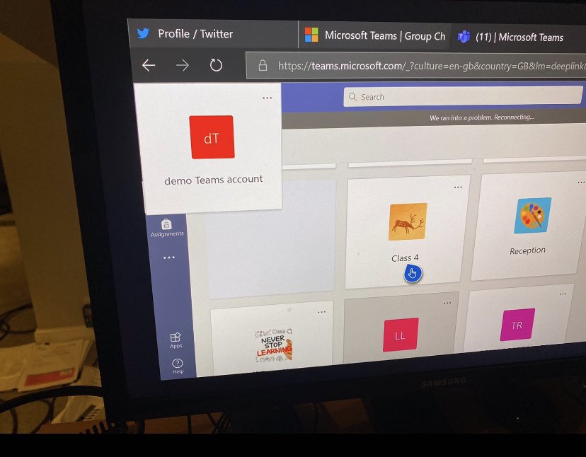 Teams in action as well