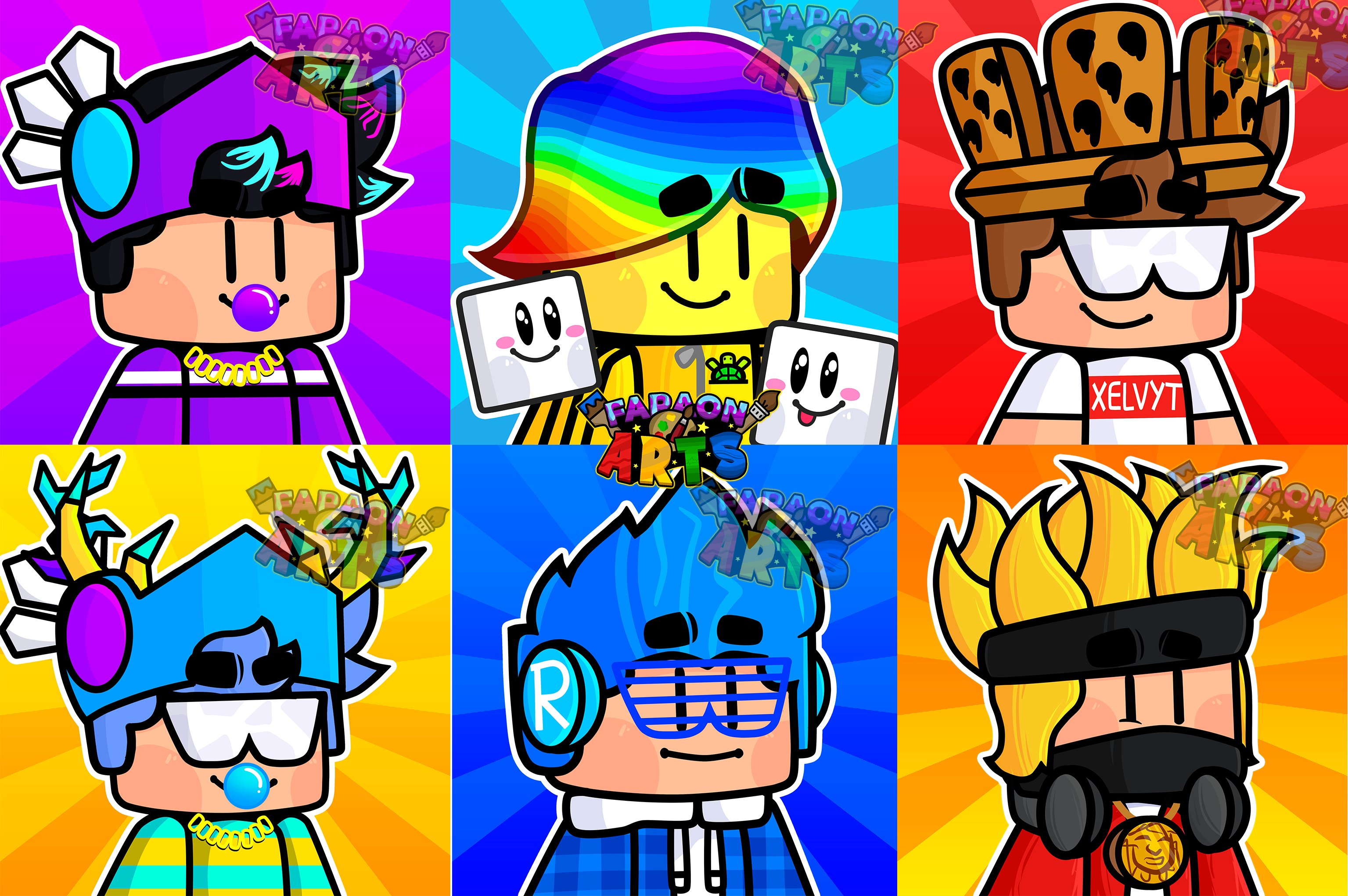 FaraonArts™️ (Commissions CLOSED) on X: Roblox Vector icons Commission!😍  Likes ♥️ and Retweets🔁are Appreciated! #Roblox #RBXDev #RobloxDev  #RobloxArt  / X