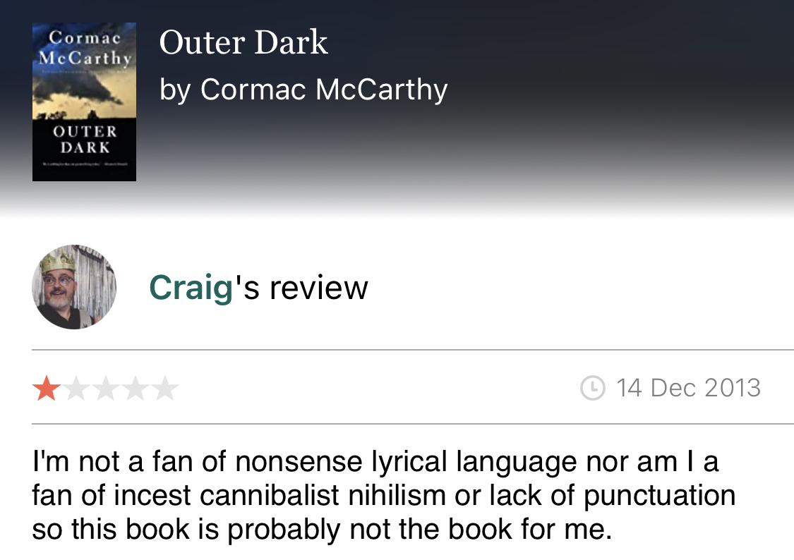 Goodreads, Bizarre Reviews tweet media