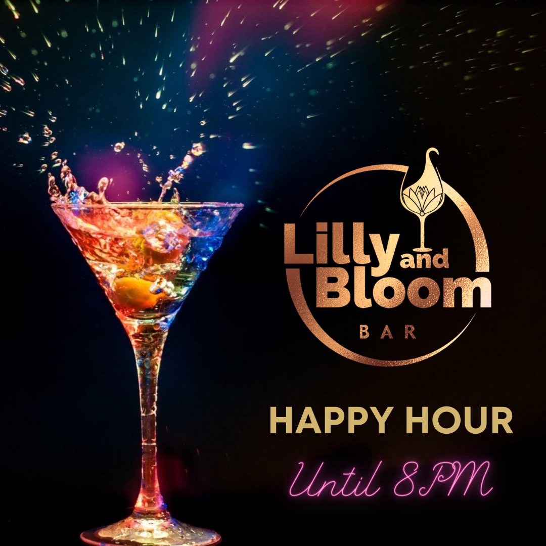 Happy Hour Specials from 4pm-8pm today! 👀

Lilly &amp; Bloom
110 Main St
Houston, Texas 77002