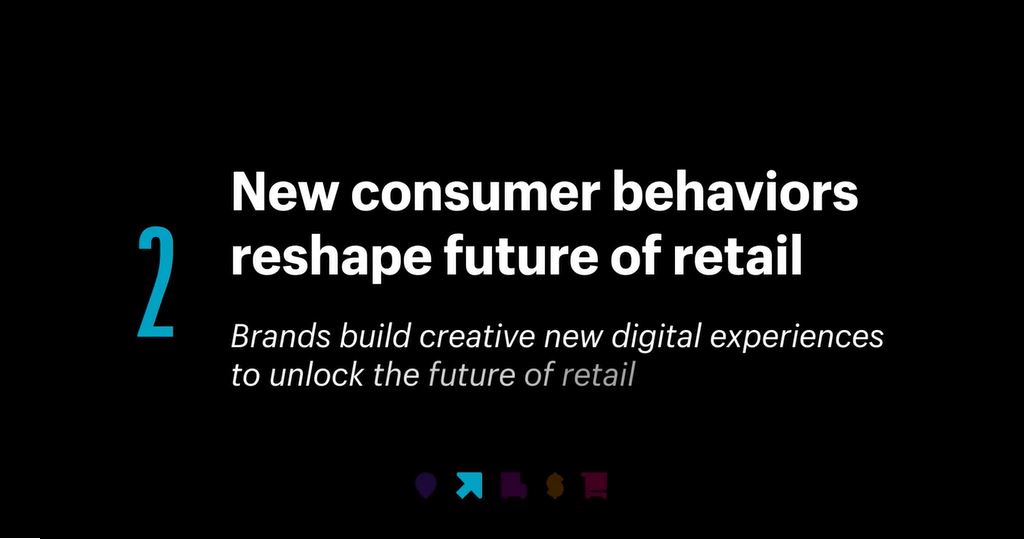 ApertureLabsInc's tweet image. According to Shopify, here are 5 trends to prepare for 2021
Trend 2: New consumer behaviors reshape future of retail

ow.ly/4QyQ50CZTYs

#ecommerce #trends2021 #traffic  #digitalmarketing #onlinemarketing #websitemarketing  #business #ecommerce #drive #omnichannel #retail