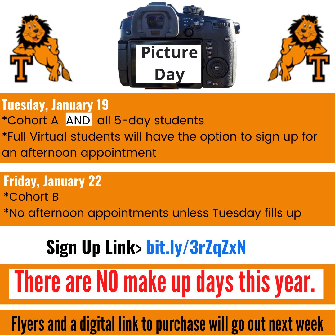 Picture Day information for Thorne students on the attached flyer.