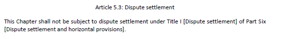 Moreover, not only are the 'tax' baseline standards set much lower than for labour, social & environmental issues in the trade agreement... amazingly... there are also no non-regression or dispute settlement protections [AS IMPLIED IN THE INITIAL UK / EU ANNOUNCEMENTS] (5/n)