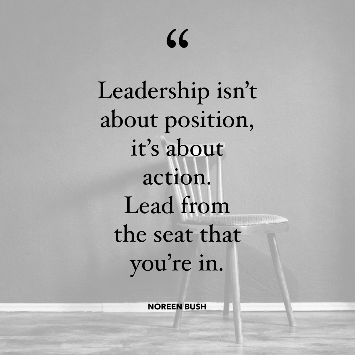 townsleyaj's tweet photo. Leadership isnβt about positon, itβs about action. Lead from the seat that youβre in. @noreencbush @gwaea #orglead https://t.co/L6PX6rNPhg