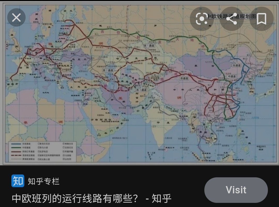 15/ A vast consolidated Eurorasian continent of economic exchange is already up and running bringing Europe and China huge benefits. BRI railways are precious trade routes for European goods to reach China and Asia.One reason why the western anti-China propaganda centres