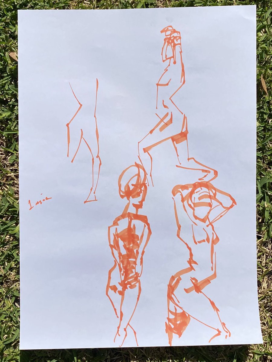 TimMcEwen67's tweet photo. Some warm-up sketches during a life drawing workshop I ran at @JMCAcademy. 
#lifedrawing #lifedrawingclass #figuredrawing #figuredrawingclass #drawing #sketch #sketchbook #sketcher #sketching #markers #markerdrawing #artist #twitterartist #artistsontwitter #artistsoftwitter https://t.co/hgvXEERtWc