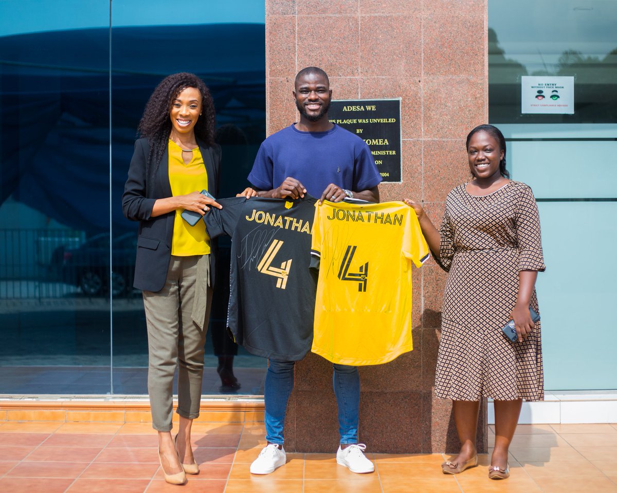 3SportsGh's tweet photo. GIVE AWAY 🥳

You can win one of these signed Jonathan Mensah jerseys!

All you have to do is:

1️⃣ RT this tweet
2️⃣ Follow @3SportsGh 
3️⃣ Tag 2 football fans
 
The winner will be announced a week from today.

GOOD LUCK!🤝 https://t.co/L4RBQeubCh
