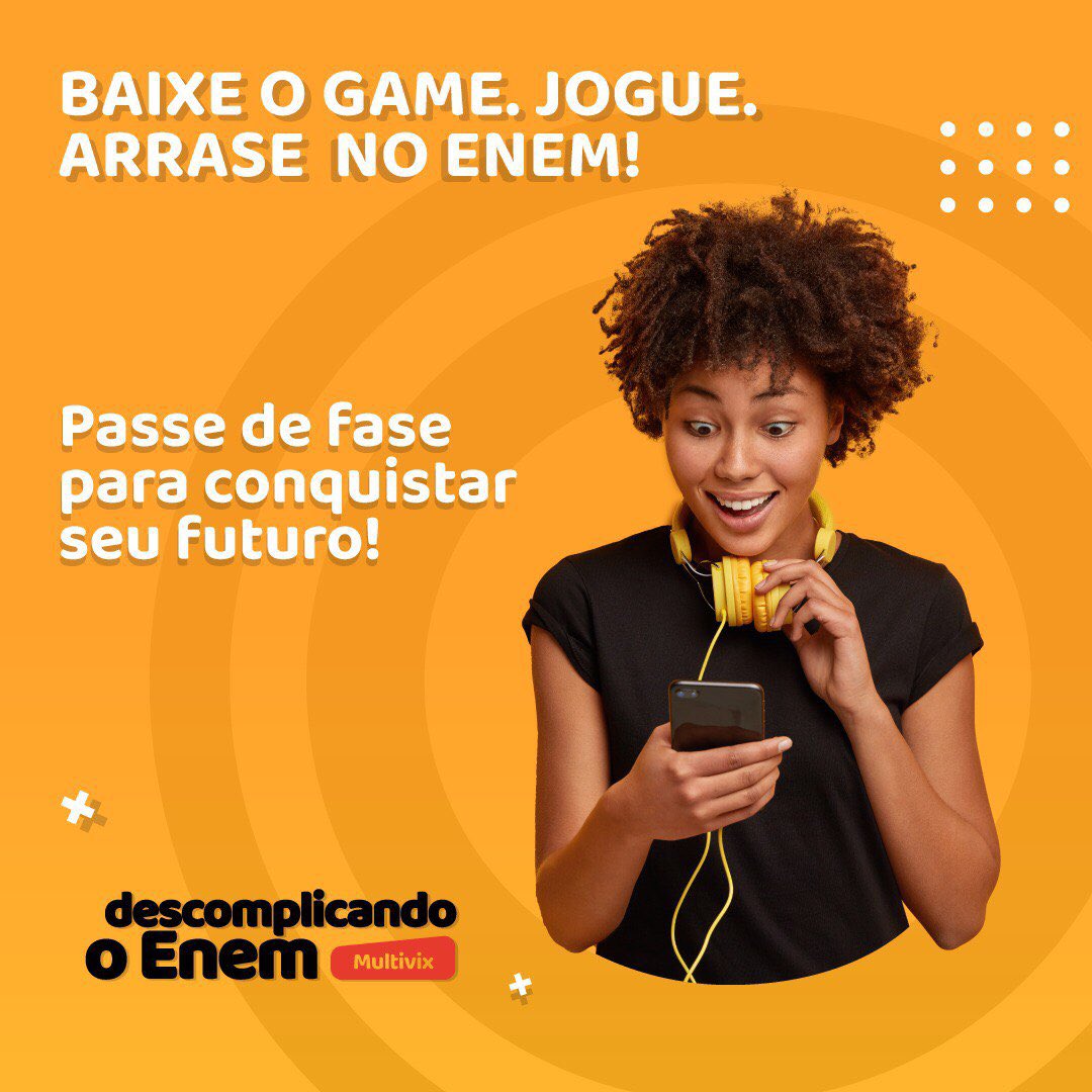 MultivixAfc's tweet image. Chegou o GAME ENEM, um aplicativo incrível desenvolvido para ajudar no seu aprendizado e que vai preparar você para a prova mais esperada do ano.

Não chute. Faça a escolha certa.😉
✅Acesse multivix.vc/gameenem

#Multivix #Multivix2021 #ENEM #GameEnem
