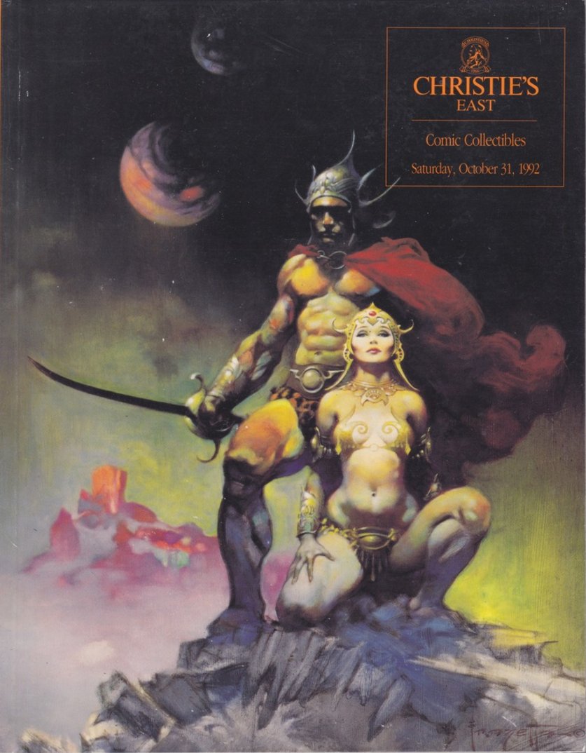 The Frank Frazettra fan club was set up in 1969, and by 1992 original Frazetta artworks were being sold for huge sums at auction.