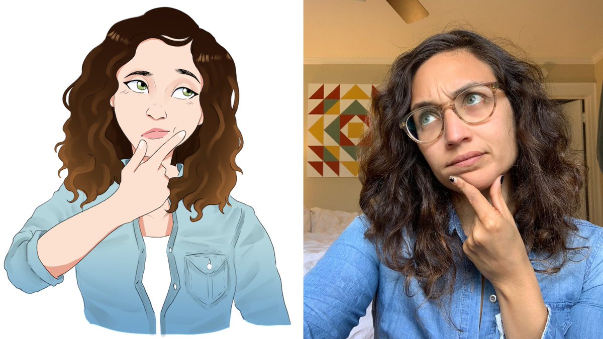 wunc's tweet photo. When you wake up accidentally twinning with your #EmbodiedWUNC avatar...
@anisrao clearly has a uniform 😀
Check out more illustrations by artist Charnel Hunter in our Embodied podcast discussion guide: https://t.co/DczKXv8wbM https://t.co/Dmabg4fxxI