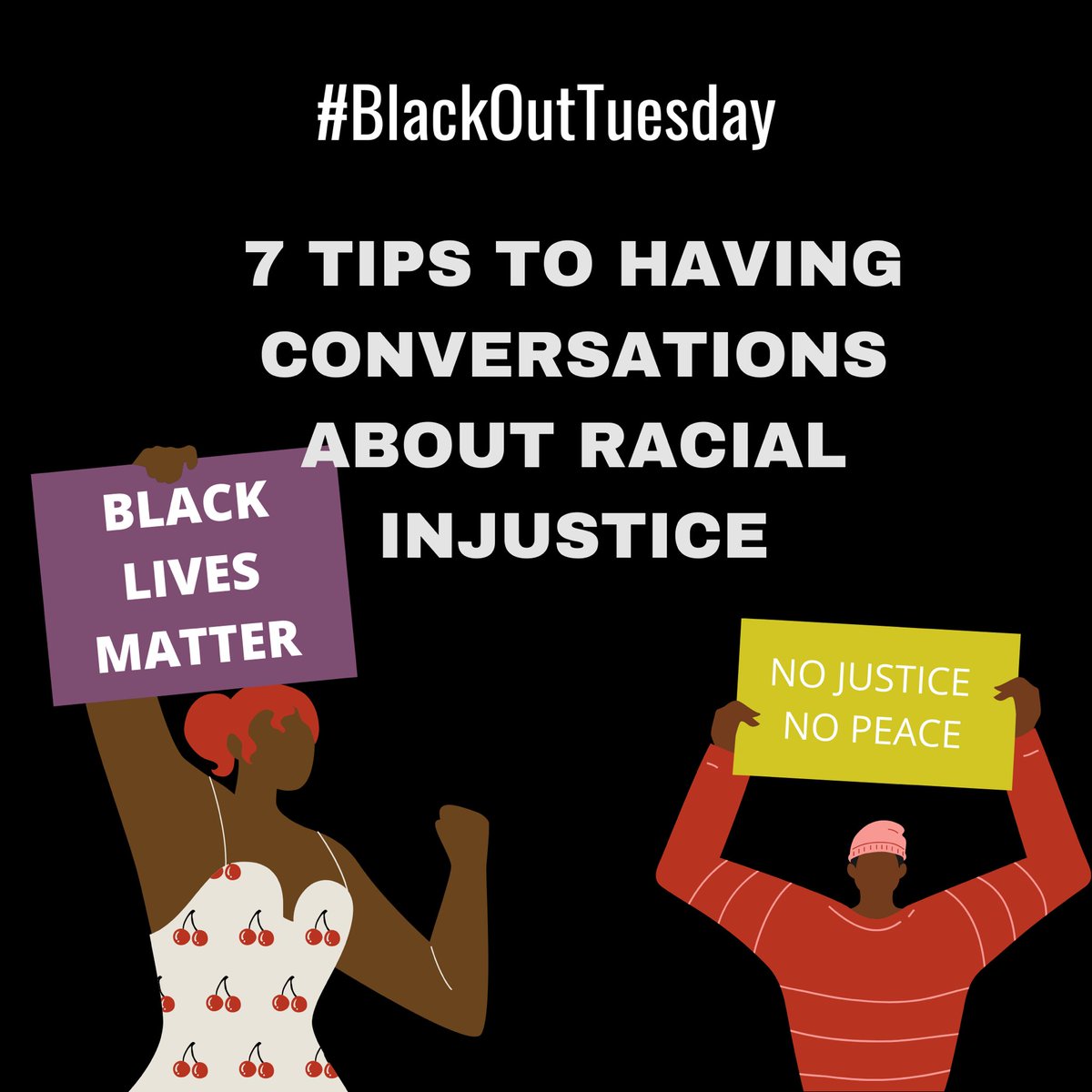 Eastern_PC's tweet photo. Conversations about racial injustice could sometimes be uncomfortable, but they are still very important. Use these tips while having these conversations! ✊🏻✊🏼✊🏽✊🏾✊🏿#BlackOutTuesday https://t.co/tL7l3aKOdp