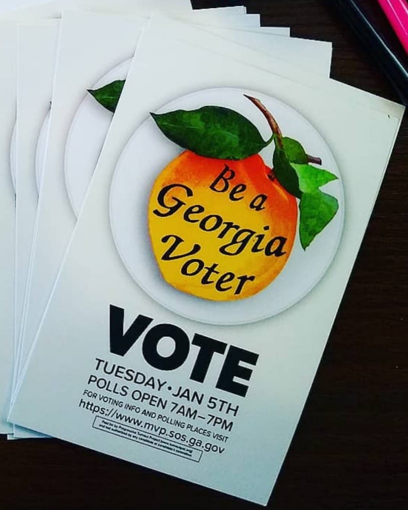 miracleguppy's tweet photo. 🍑💥GEORGIA SENATE RUNOFF TODAY 7-7💥🍑

                ✔DROP OFF BALLOT TODAY✔

       🌟JON OSSOFF🌟RAPHAEL WARNOCK
                       🌟DANIEL BLACKMAN

#DropOffBallot #PostcardsToVoters #VoteYourOssoff #VoteWarnock #VoteBlackman #VoteGA https://t.co/HW4hf4Yr4X