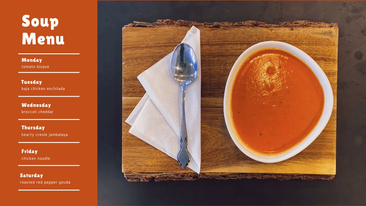 Need a way to warm up? We have six yummy soups on rotation! You can get the soup by itself, add it as a side to a sandwich or wrap, or get a soup and salad combo.  #FairmountFavorites