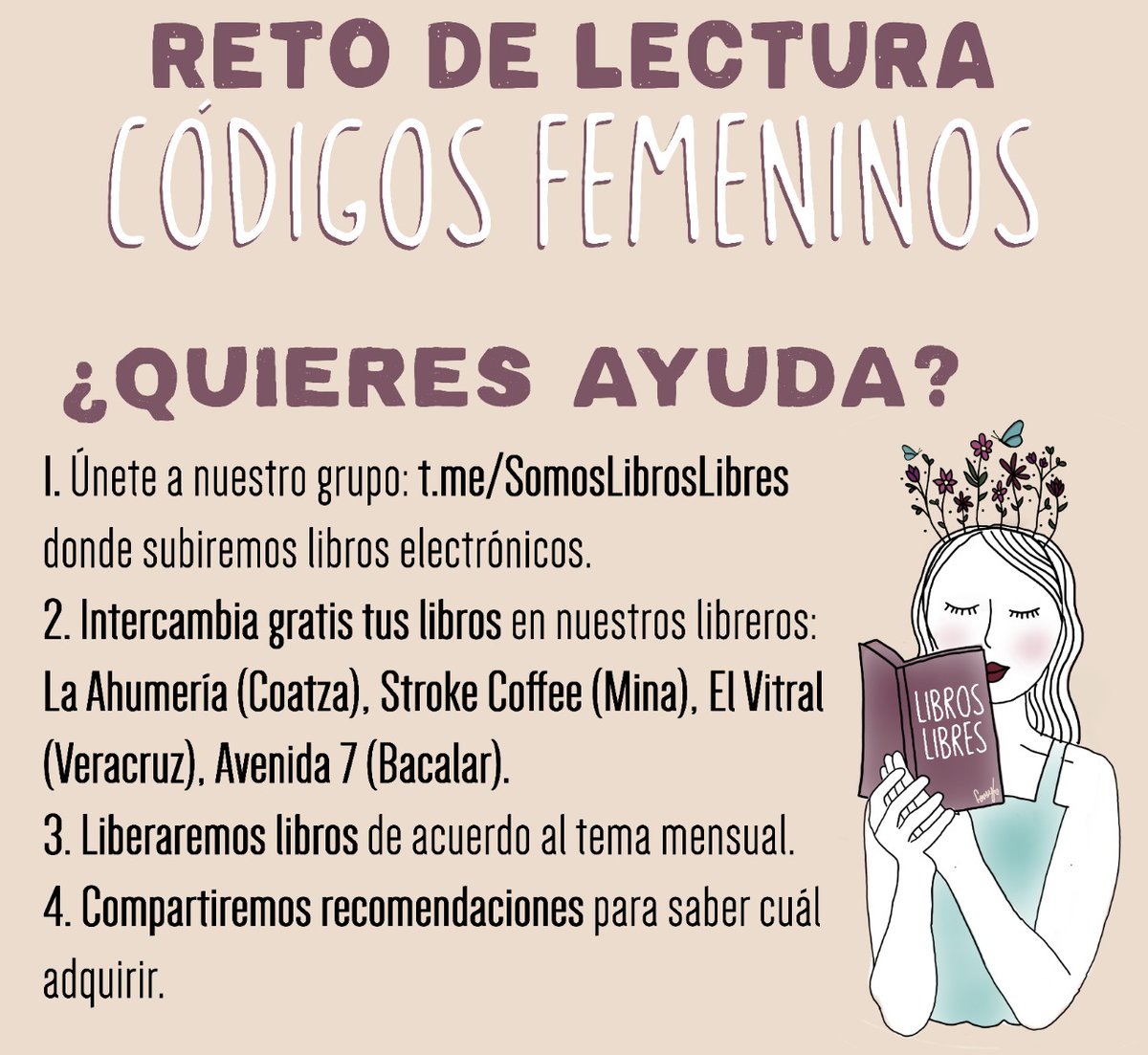 AnaLauraMtz's tweet photo. Con la pandemia tuvieron que modificar sus actividades, por lo cual decidieron concentrarse en el RETO DE LECTURA, el cual para 2021 será únicamente de MUJERES ESCRITORAS y tuve la fortuna que invitaran a mi libro AMAR COMO LOS HOMBRES, para el mes de febrero

@LibrosLibresCoa https://t.co/9kq2Uxvu0y