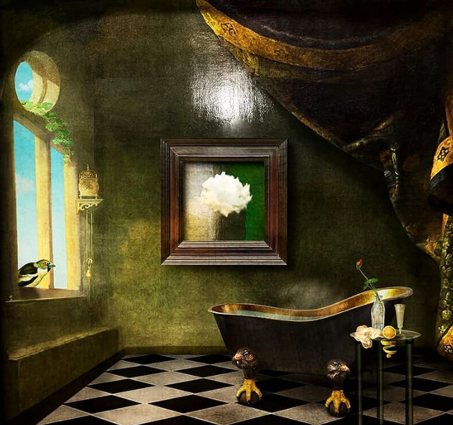 MenschOhneMusil's tweet photo. Maggie Taylor, The Bath. https://t.co/nAopl66e5e