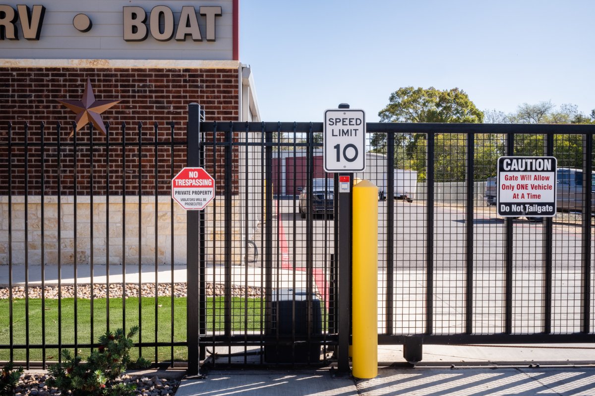 We are fully gated and lighted at night with state-of-the-art video surveillance, so you can trust your belongings are safe here.
