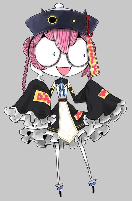 キョンシー衣装かわいい #笹の絵 