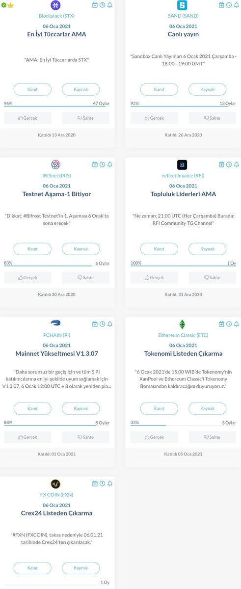 emrahdemirkoc_'s tweet photo. Yarın etkinliği olan bazı projeler 📊
$STX AMA etkinliği
$SAND Canlı yayın
$IRIS Test aşaması bitiyor
$RFI Topluluk liderleri ile AMA
$PI Mainnet yükseltmesi
$ETC #tokenomi borsasında liste dışı
$FXN #crex24 borsasında liste dışı https://t.co/XKRekw2oSx