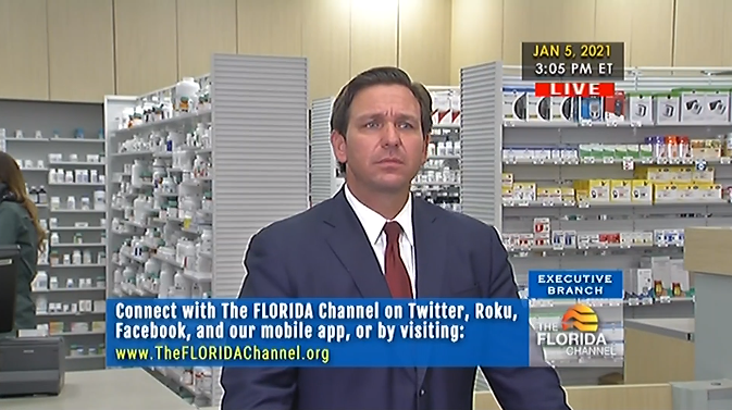 NOW: Without notice, Governor Ron DeSantis just popped up at a press conference at a Publix at Ocala. There seems to be 1 or 2 reporters on hand, but this was not a wide alert event. Gov. apparently did the same this AM at Tampa General Hospital.