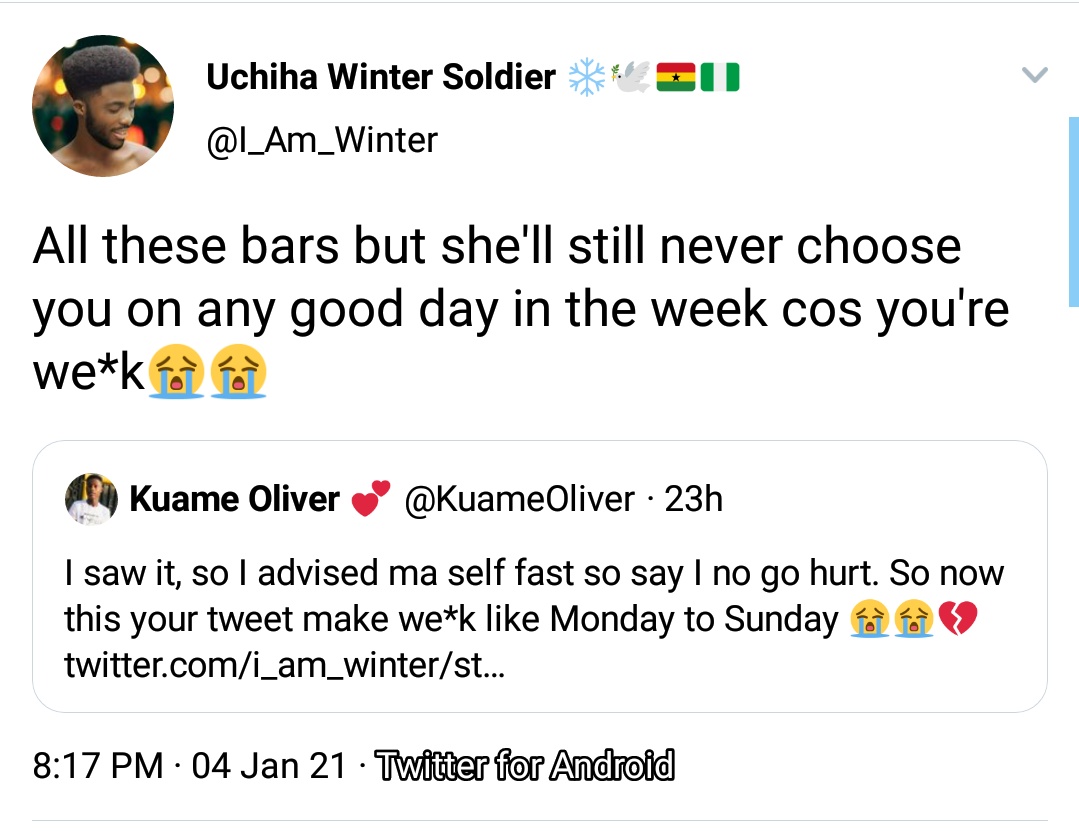 Wahala for who go lose guard