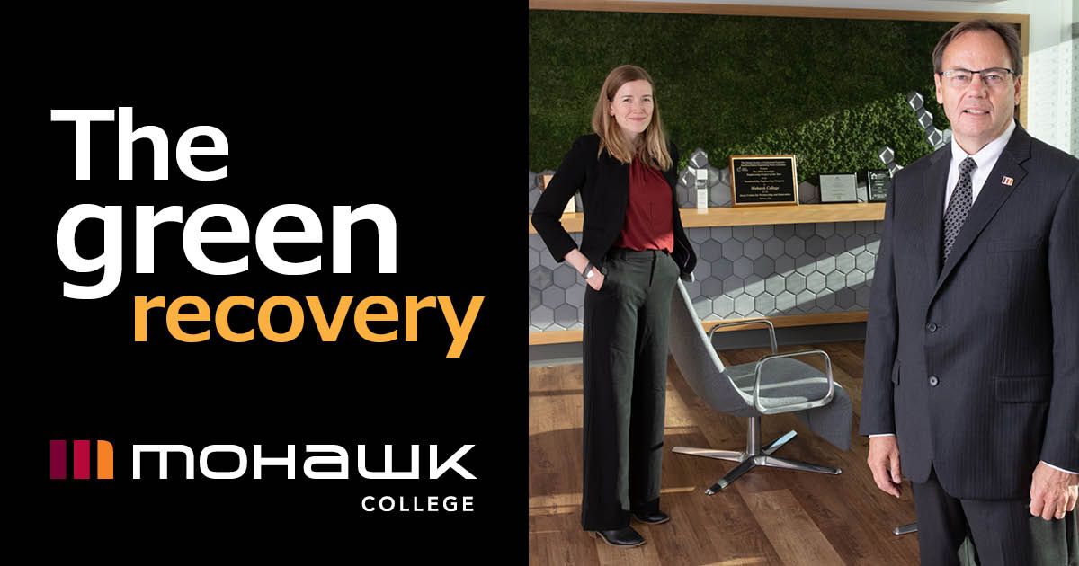 MohawkCollege's tweet photo. Mohawk is leading the way as colleges across the country join to tackle climate change and a green recovery.  Read more about Canadian Colleges for a Resilient Recovery https://t.co/C2rhMWtmgB

#HamOnt #MohawkCollege #ClimateChange #GoGreen 
@CCCMatMohawk https://t.co/J59EanozDo