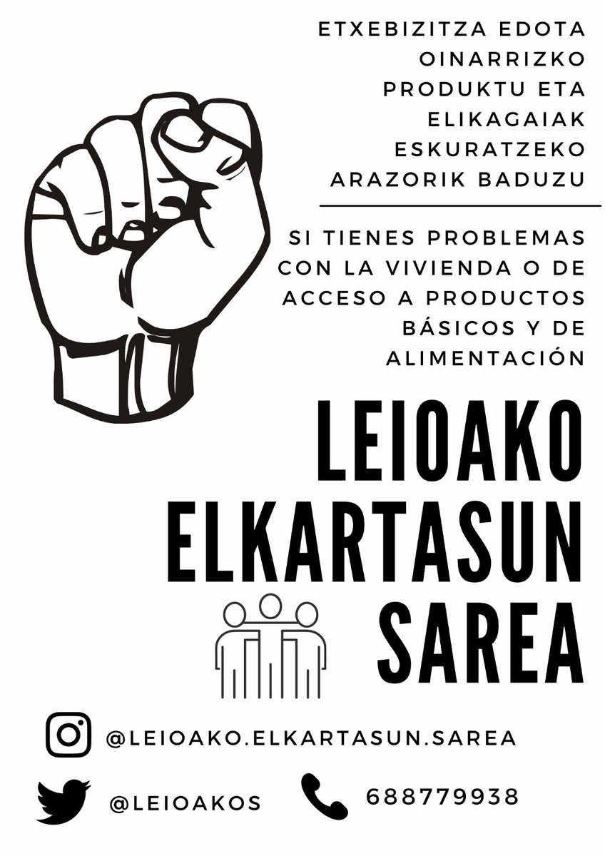 Leioako elkartasun sarea.