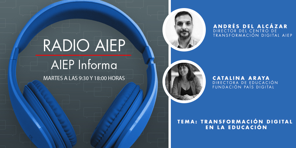 AIEP's tweet photo. ¿Cómo afecta la revolución digital a la educación?
Un recuento del 2020, y cómo se enfrenta el 2021 en materia educacional, es la conversación del último capítulo de la temporada de #AIEPInforma. 💻
Sintoniza @RadioAiepOnline y escúchalo. 🎙️
→ https://t.co/2wazucjt9y https://t.co/RGwQlUxaY4