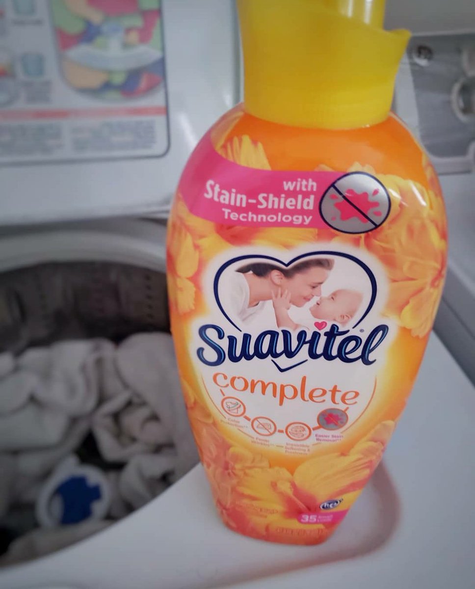 wifemomfreebies's tweet photo. Suavitel Complete Morning Sun Fabric Conditioner
⭐⭐⭐⭐⭐ 
I love this fabric softener it leaves clothes smelling so fresh. The scent great! Even my towels smell amazing and feel so soft. A definite favorite 
@BzzAgent 

#GotItFree #bzzagent #suavitel #bzzkit #suavitelcomplete https://t.co/gp0Y9QzlJ3