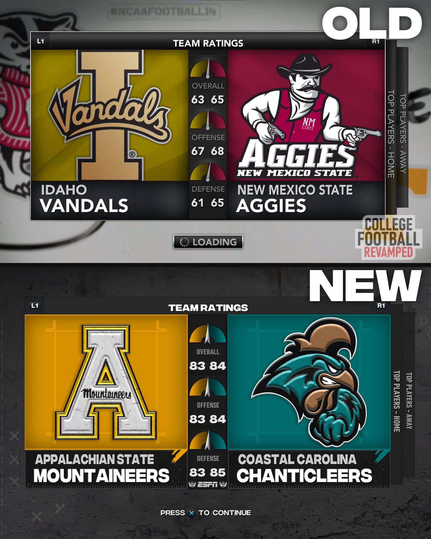 College Football Revamped on X: “In addition to our new featured 