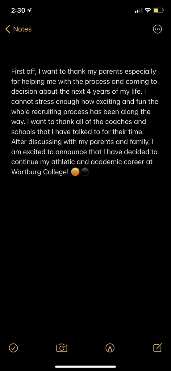 GrantHiggins10's tweet photo. Commited ⚔️ @WartburgFB https://t.co/0IWbA0eNxN