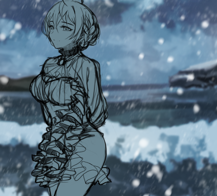 「」|byeのイラスト