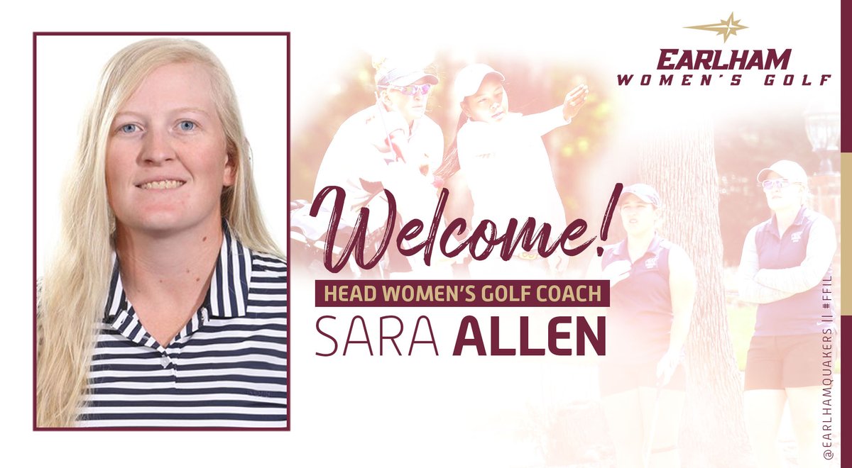 EarlhamQuakers's tweet photo. WGOLF | Sara Allen has been named Earlham College's new head women's golf coach.
@Earlham_Golf
#FFIL #FightFightInnerLight
Read ➡️ https://t.co/6f4KGQj72V https://t.co/NyWjk41DMW