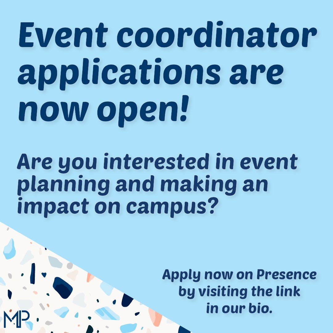 MavPro's tweet image. ☆ JOIN MAVPRO ☆

We are accepting new members! As UNO’s premier event programming board, our organization provides fun opportunities to give back to the university and the community. Apply now on Presence or visit the link in our bio. 

#maverickproductions #unomaha #mavpro