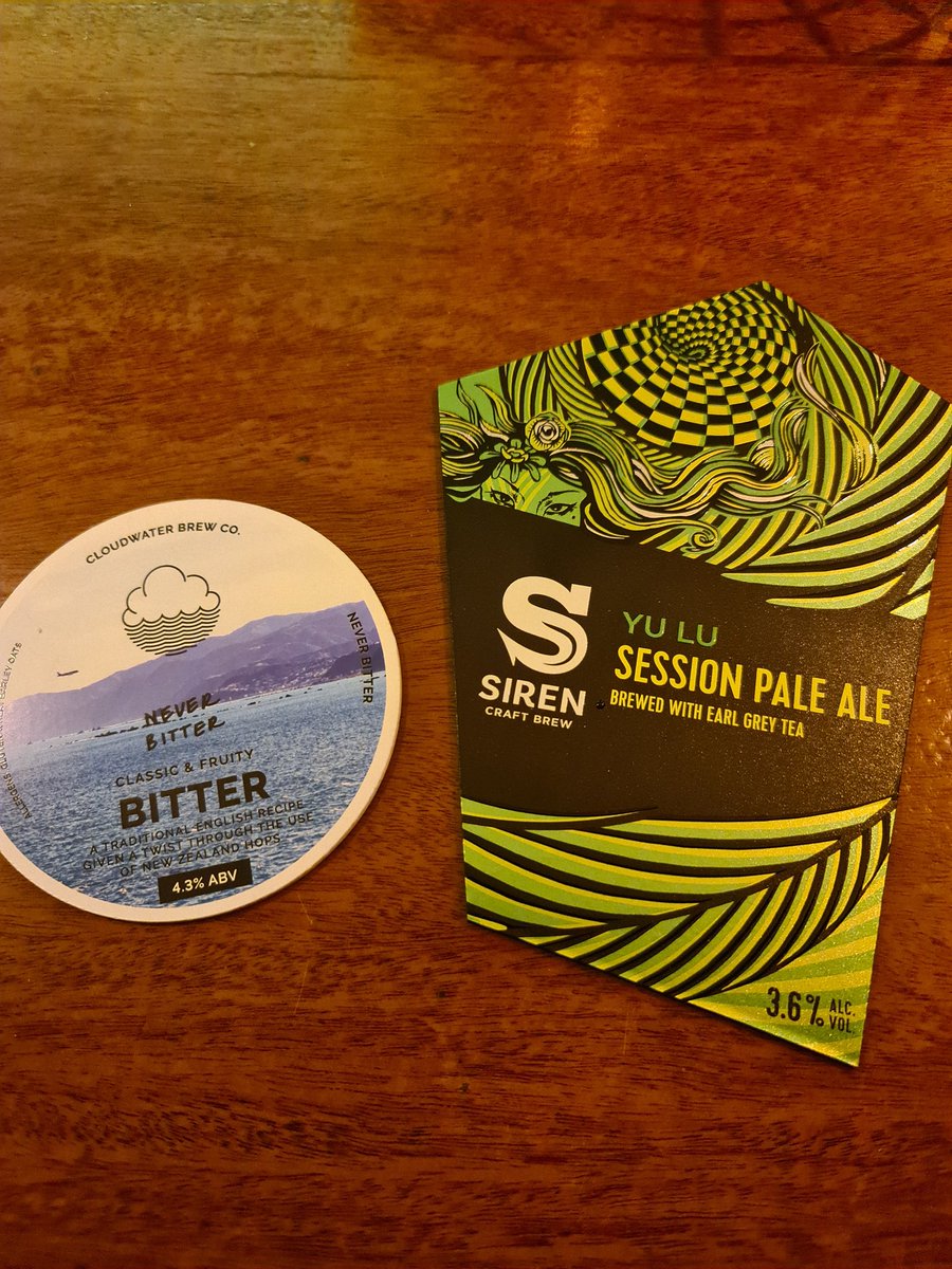 TheFoxBeerhouse's tweet photo. Back for takeaways at 3pm tomorrow.  1st up are these 2 stunners from @SirenCraftBrew and @cloudwaterbrew on cask. Loads more keg stuff to follow as long as these tier 5 rumours of banning takeaway and taking away our last opportunity of paying the bills isn't true. https://t.co/ArSwBVGMj6