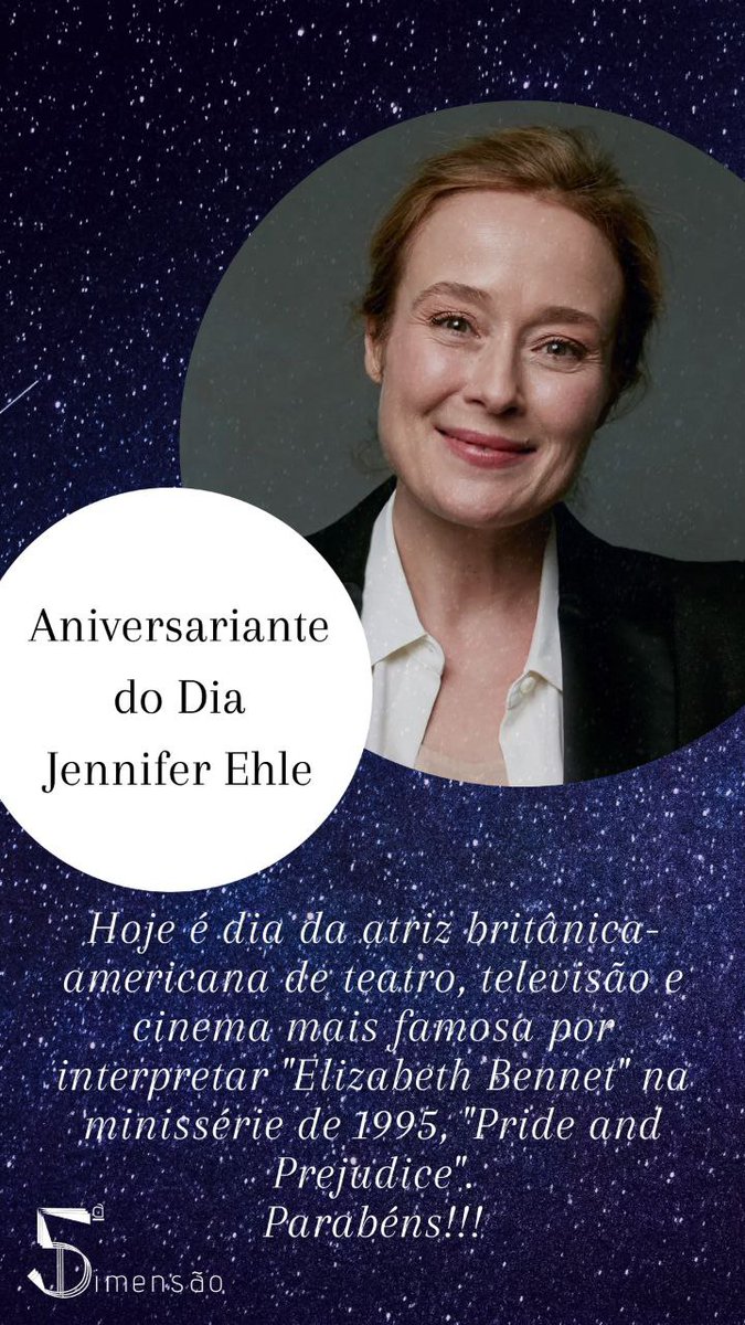 5imensao's tweet photo. Parabéns #JenniferEhle!!

#HappyBirthday #FelizAniversario https://t.co/wzOo8VUHDe