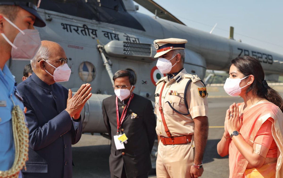 It was a great honour to host Hon’ble President of India in Diu 🙏🏻 #MemoryOfLifetime