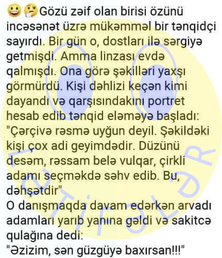 LTFLR1's tweet photo. Başqasına quyu qazan özü düşər 😂
#göz
#incəsənət #tənqidçi #sərgi #linza #dostlar #şəkillər #kişi #tənqid #portret #çərçivə #rəsm #geyim #rəssam #vulqar #çirkli #səhv #dəhşət #adamlar #arvad #əzizim #guzgu #lətifələr https://t.co/5A8hPTXk3s