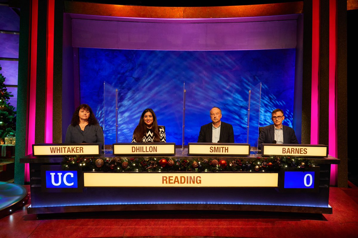RhiannaDhillon's tweet photo. Tonight you can watch my truly SPECTACULAR performance on #UniversityChallenge at 8.30. There actually are a couple of spectacular performances but neither of them are from me 😇
https://t.co/TQKdYmkLgH https://t.co/yHuzxAxrf7