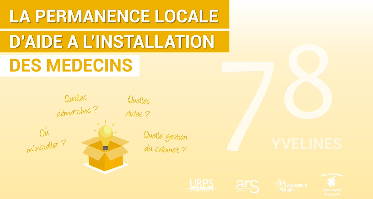soigner_en_idf's tweet photo. #Yvelines 7⃣8⃣ : Participez à la prochaine Permanence locale d'aide à l'#installation le mardi 16 février 2021 avec
@urps_med_idf @ARS_IDF @CPAM_78 #CDOM78 #PermanenceInstallationIDF
Infos & Inscription: https://t.co/7UGtkfUkKU https://t.co/bZvWk2Slhg