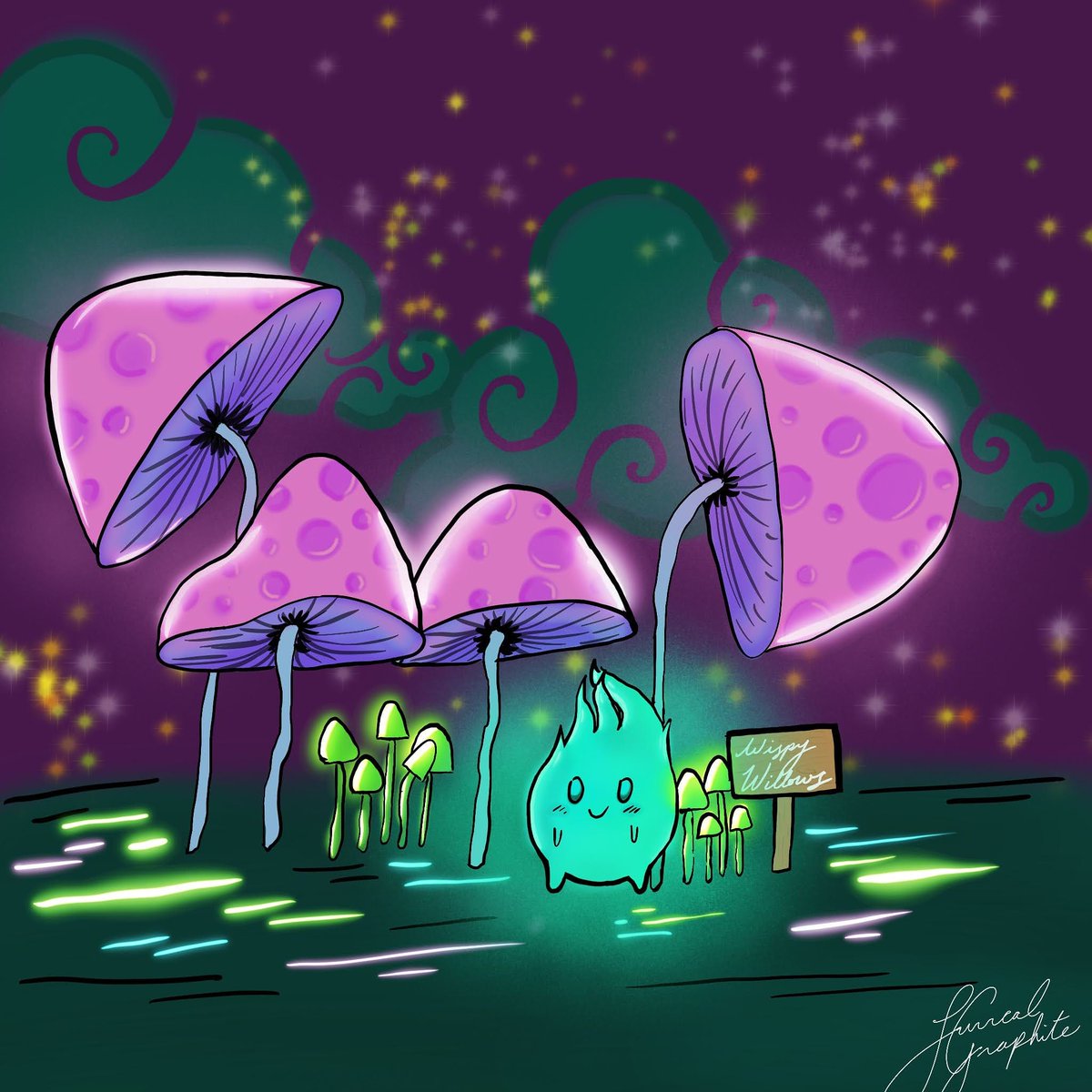 A drawing I had did for inktober - wisp

#artsummary2020 #Artof2020 #ArtistOnTwitter #artist #artshare #digitalart #illustration