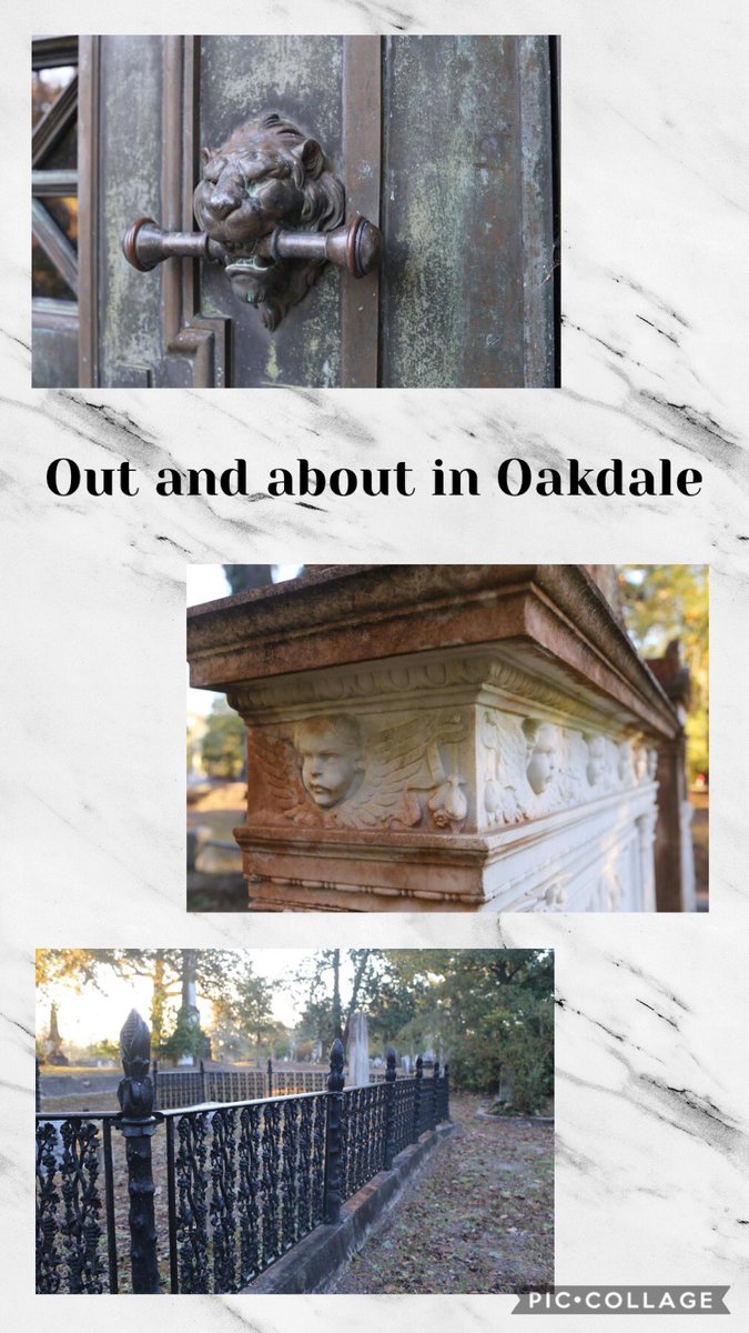 Scenes from Oakdale this morning. 
#OakdaleCemetery #ILM #HistoricILM #FridayVibes #DowntownWilmingtonNC #WilmingtonNC #Wilmington #Cemetery #Graveyard