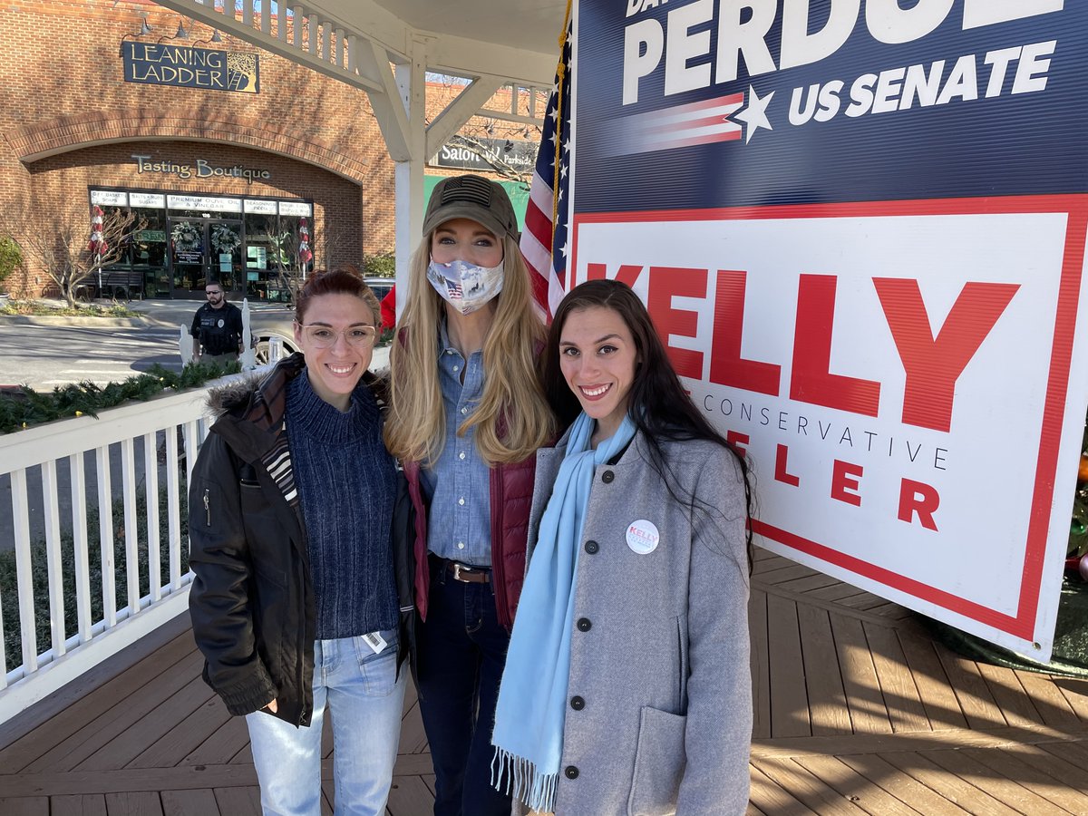 KLoeffler's tweet photo. It’s a great morning in Cherokee County! 

Thanks to the STRONG crowd of Patriots who joined us for our Senate Firewall Tour 🇺🇸

VOTE TODAY IF YOU HAVEN’T YET, GEORGIANS! #gapol #gasen https://t.co/9OSpfYSjxP